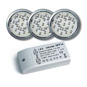 3er Set LED Lugo