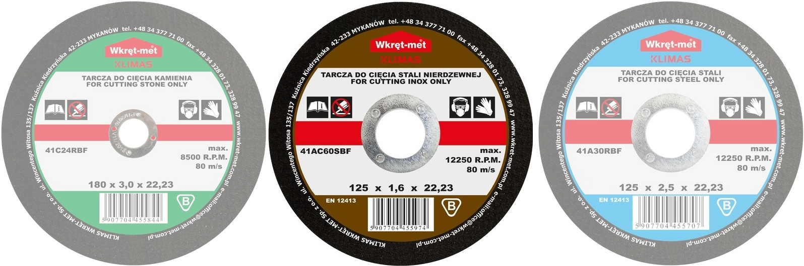 Edelstahl-INOX-Trennscheiben