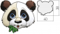Preview: Möbelgriff Pandabär - Serie KID-Wild