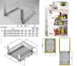 Preview: Schrankauszug mit Frontauszugsystem - 1 Korb - Schrankbreite 400mm - 600mm