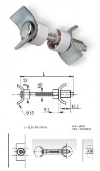 Preview: Arbeitsplattenverbinder Ø 35 mm und 100 mm lang