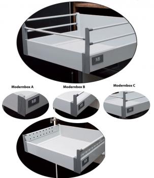 Preview: Frontbefestigungsset-Blendenhalter für Modernbox A