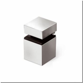 Bodenträger bis 20mm - Aluminium - Chrom - Edelstahl / INOX - Satin