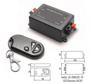 Preview: LED Dimmer mit Fernbedienung