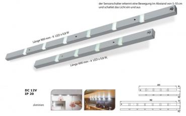 Preview: Unterbauleuchte Fraga 600mm mit Sensorschalter
