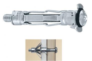 Hohlraumdübel Molly aus Metall mit Schraube M4 - M6 - 50 Stück / 100 Stück