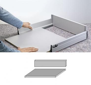 Boden und Rückwand für Metalbox 150x450mm für 40cm breite Schrank