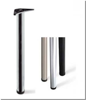 Tischbein Höhe 710mm, Ø 60mm, Farbe Chrome