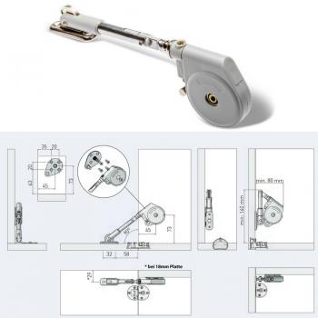 Preview: Bremsklappenhalter VIM kurz P1