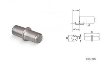 Preview: Bodenträger Duplo Ø 5 mm