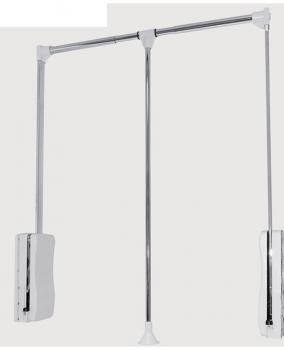 Garderobenlift für Schrankbreite 450-600mm weiß