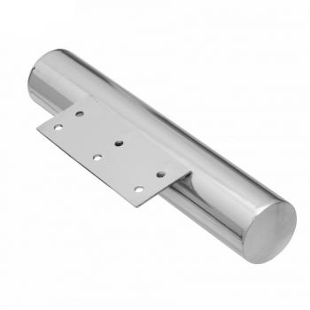 Möbelbein flach SL 05 verchromt Ø40 x 220mm