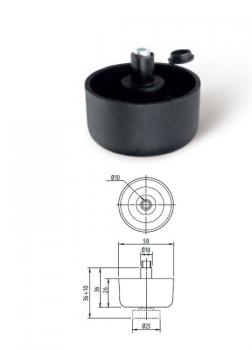 Preview: Stellfuß regelbar mit Inbusschlüssel 1 Stück