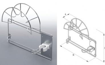 Preview: Staubsaugerzubehörhalter MINI silber
