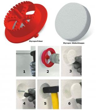 Preview: Styroporfräser für Dämmstoffdübel