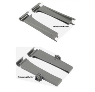 Modern Box Halter Set für Glas Seitenwände