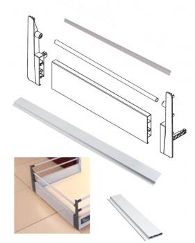 Frontpanel für Modernbox 1100mm lang grau