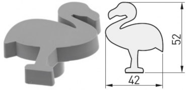 Möbelgriff Flamingo - Serie KID