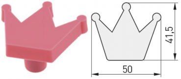 Möbelgriff Krone - Serie KID