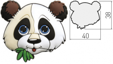 Preview: Möbelgriff Pandabär - Serie KID-Wild