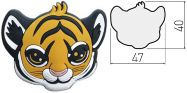 Preview: Möbelgriff Tiger - Serie KID-Wild