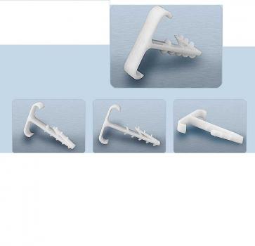 Doppelhalter für Flachleitungen bis 2x(3x2,5)mm