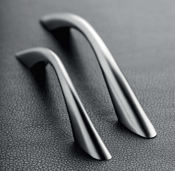 Preview: Möbelgriff UZ-4 Aluminium - Chrom - Satin - Messing - Lochabstand 96mm - 128mm