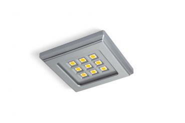 LED Vincente Strahler Aluminium Effekt Kaltweiß