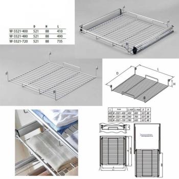 Preview: Einhängerost mit Auszugrahmen 400mm