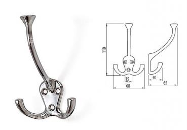 Preview: Kleiderhaken WZ-D110 aluminium