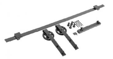 Schiebetür / Laufschiene für Holztür 200cm Soft Close