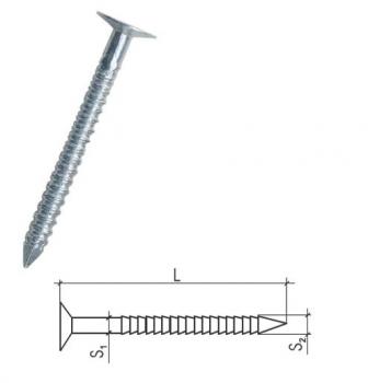 Preview: Ankernägel 2,8/3,1x50mm, großer Kopf, 1kg