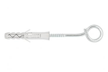 Dübel mit Ösenhaken 12mm, 50 Stück