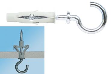 Universaldübel mit Deckenhaken 6x65, 50 Stück