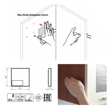 Preview: Induktionsschalter bis 25mm Wanddicke