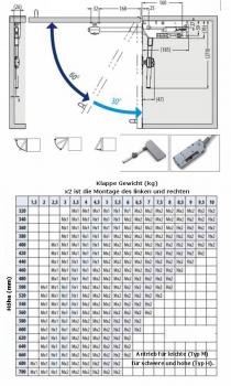 Preview: Liftsystem Typ H für linke Seite