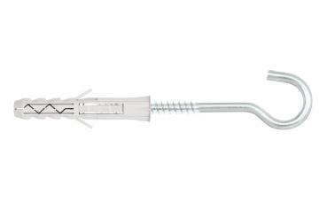 Dübel mit Deckenhaken  6mm, 100Stück