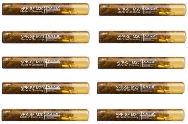VorteilsPack - Verbundankerpatrone M8 - M16 / für Bohrungen 10mm - 18mm - 10 Stück