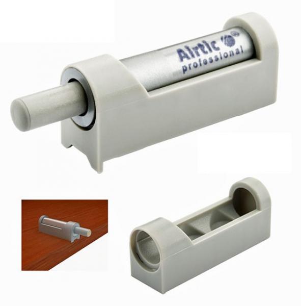 Adapter für Möbeltürdämpfer Airtic calvados RAL 8004