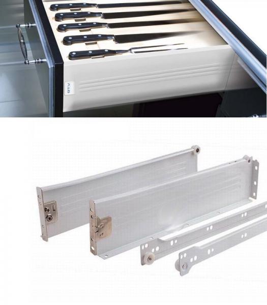 Metalbox Set Höhe 86mm Länge 450mm Weiß