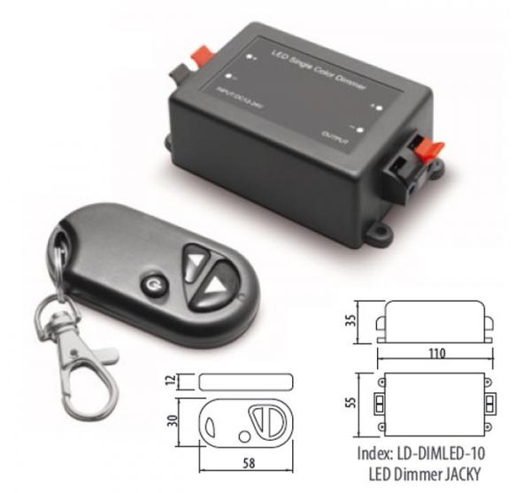 LED Dimmer mit Fernbedienung