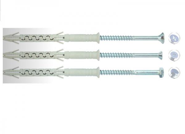 Rahmendübel 8x100mm mit Torx Schraube ST, 50Stück