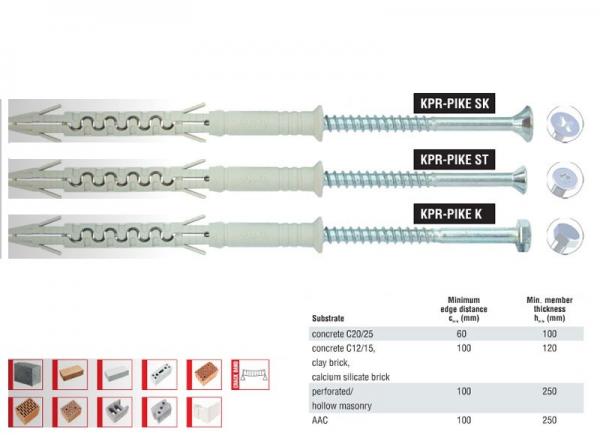 Rahmendübel 8x100mm mit Torx Schraube ST, 50Stück