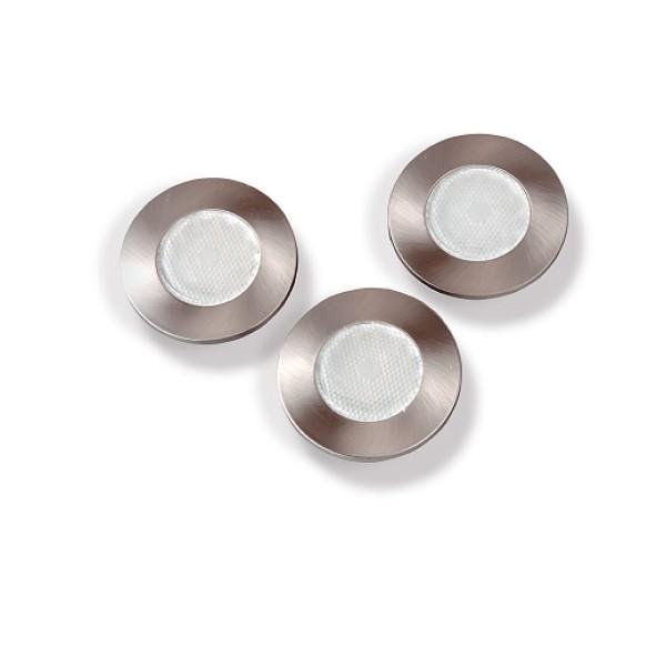 LED Set Bilbao Lampen Edelstahl Kaltlicht