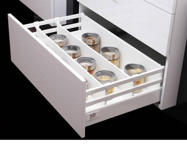 Schublade Modern Box / MBox - SQUARE - Typ A B C in Tiefe 250mm - 550mm