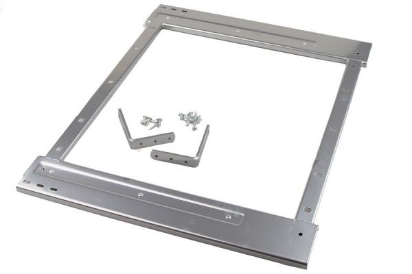 Universal Auszugrahmen für bis zu 4 Ablagen Silber