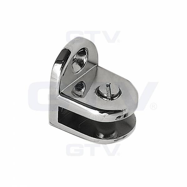 Glasbodenträger bis 5 mm verchromt