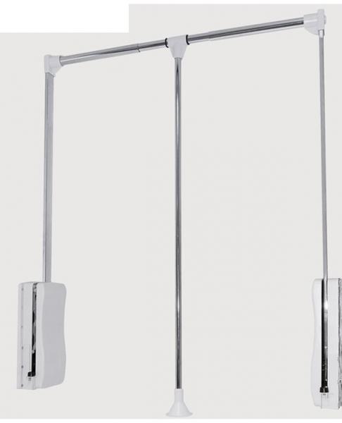 Garderobenlift für Schrankbreite 830-1150mm weiß