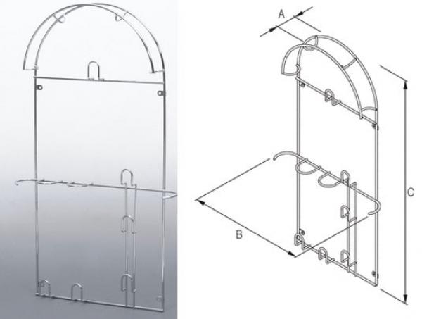 Staubsaugerzubehörhalter MAXI weiß