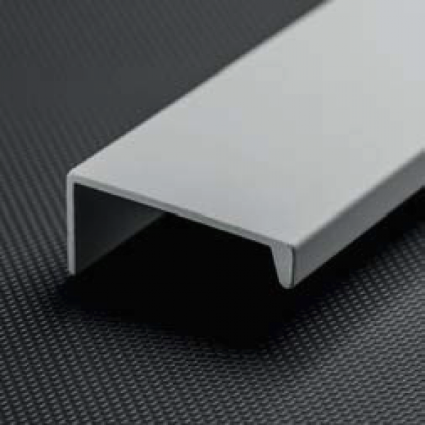 Griffleiste HEXI - Aluminium - Chrom - Schwarz Matt - Weiss Matt - Lochabstand 32mm - 192mm